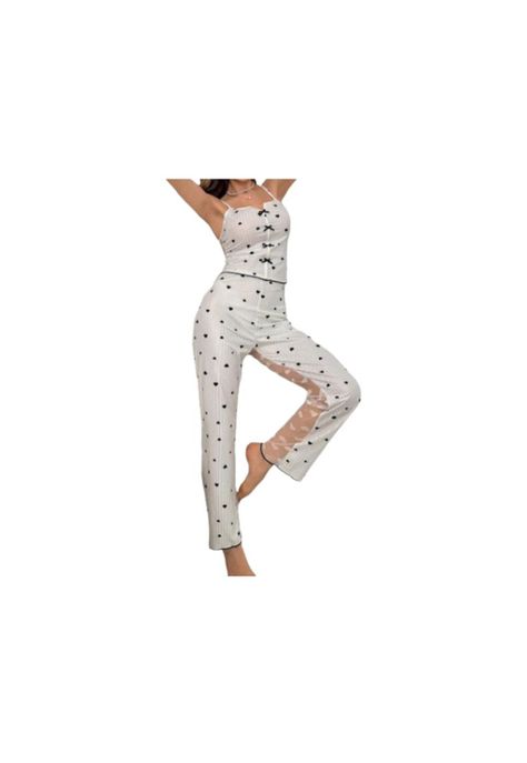Pijama Sexy Lencería 2Piezas Encaje Malla Transparente Mujer-0