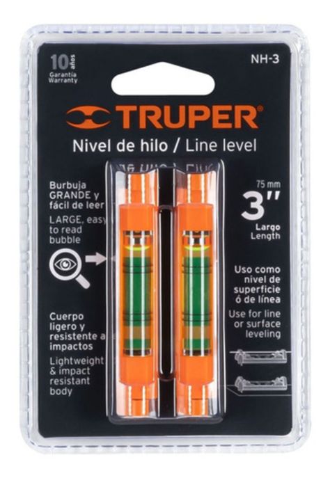 Nivel De Hilo De 3 75mm 2und Truper Nh-3-0