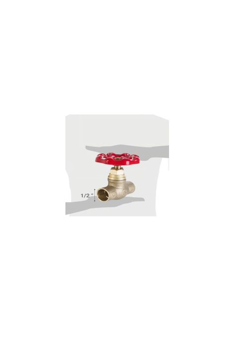 Llave De Paso 1/2 So Económica Soldar Fas L-522-4