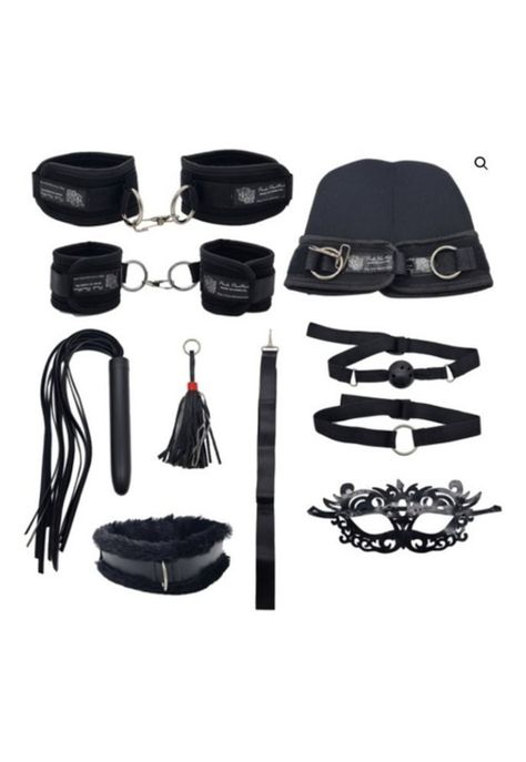 Juego Esposas Y Accesorios Bondage Sumisión Fetiche Erotico-0