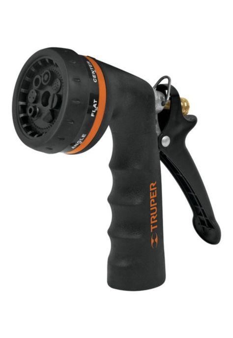 Pístola Para Riego De Metal Con Recubrimiento Truper 8funcio-1