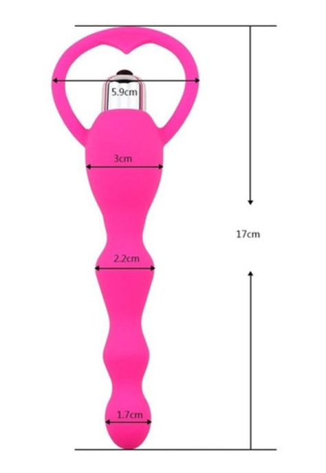 Vibrador Anal Silicona Masajeador Próstata Punto G Dildo-3