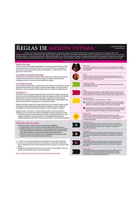 Juego Erotico Parejas Mision Intima 480 Pruebas Y Preguntas-1