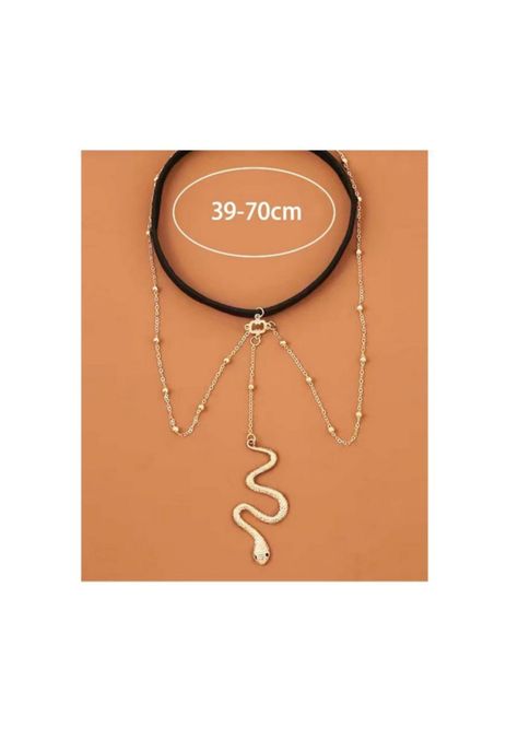 Cadena / Accesorio / Liguero Para Pierna Muslo Serpiente Plateado-1