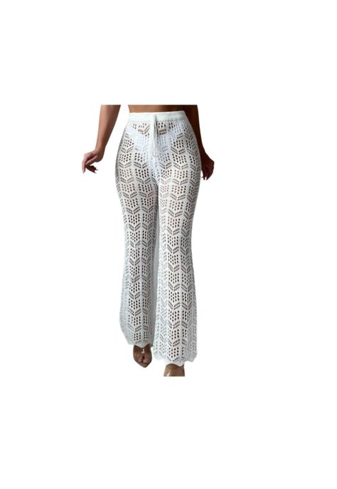 Pantalon Playero Tejido Cordon Delantero Pareo-0