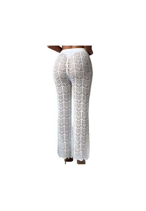 Pantalon Playero Tejido Cordon Delantero Pareo-2