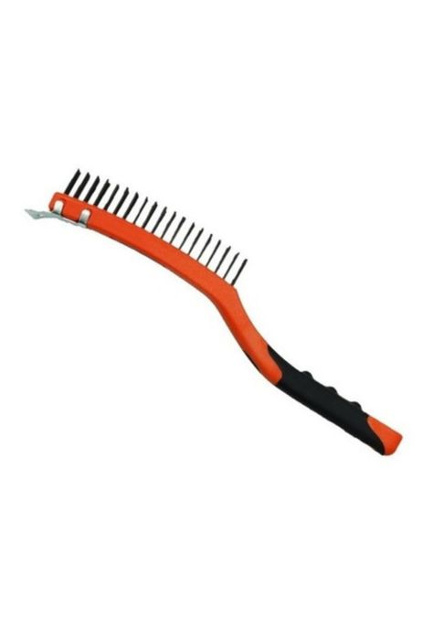 Cepillo Kendo 14 Pulgadas Cerda Alambre Con Raspador 31201-0