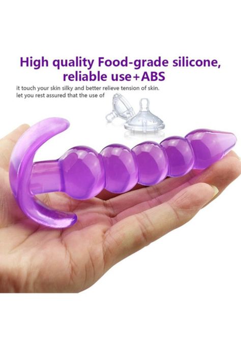Plug Dilatador Tapon Anal Silicona Suave Jueguete Sexual-2