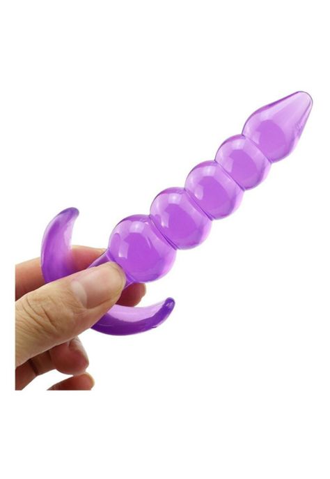 Plug Dilatador Tapon Anal Silicona Suave Jueguete Sexual-3