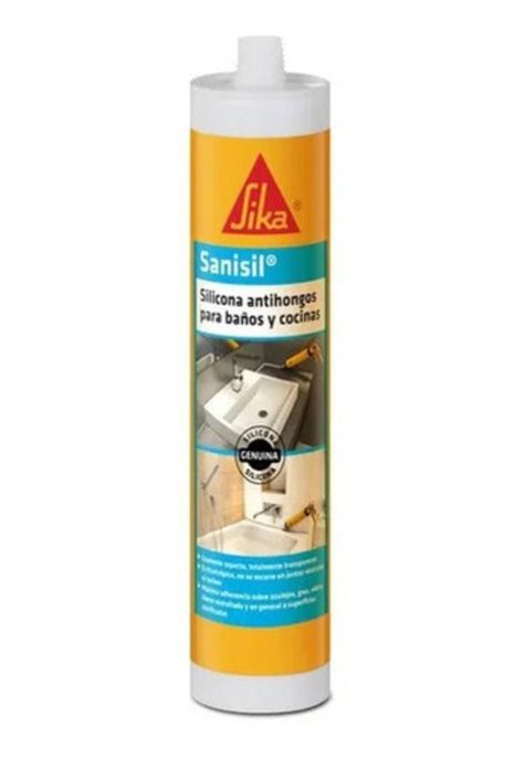 Silicona Transparente Para Baño Y Cocina Antihong 280ml Sika-0