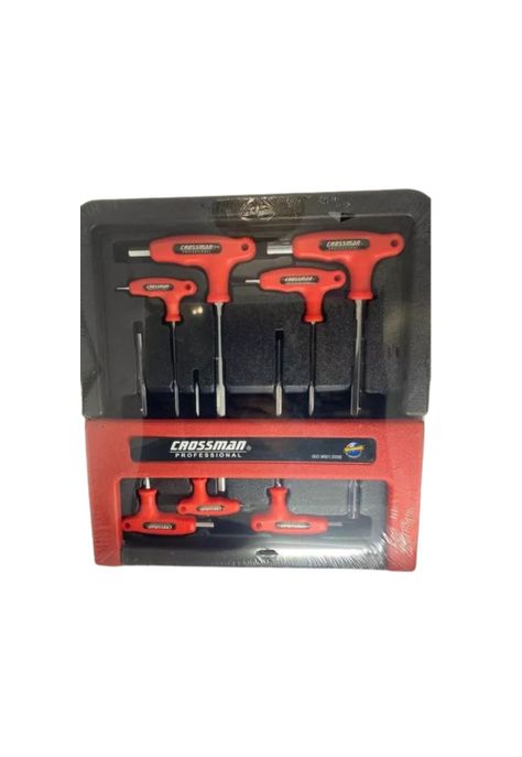 Juego Llave Allen Tipo T Crossman 7 Piezas 2.5-10mm 66799-0