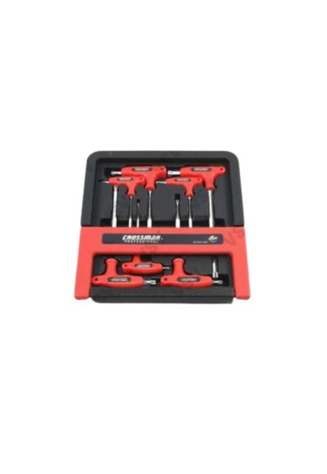 Juego Llave Allen Tipo T Crossman 7 Piezas 2.5-10mm 66799-3