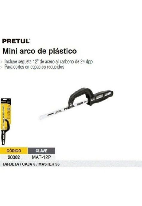 Arco Sierra Pretul (truper) Mini # Mat-12p Mango Ergonomico-2