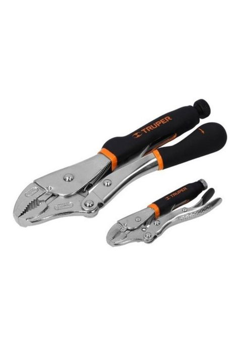 2 Llaves Caiman De Presion 10 Y 4 Truper Profesional-1