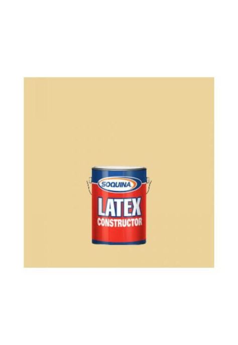 Pintura Latex Constructor Soquina Antihongos Galón Crema Pintura-0