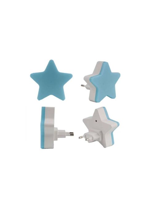 Lampara de Noche Espanta Cuco Luz Led Forma Estrella Niños-5