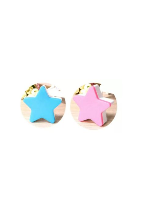 Lampara de Noche Espanta Cuco Luz Led Forma Estrella Niños-7