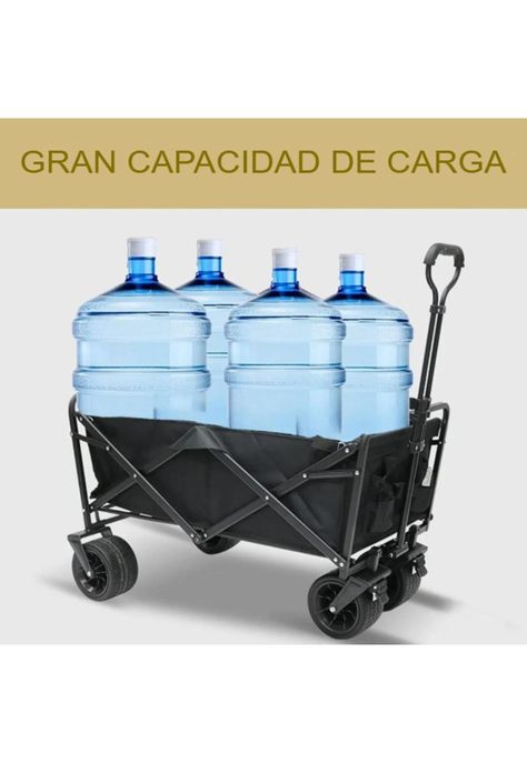 Carrito de Compras Plegable 8” - Ideal para Camping y Viajes-4