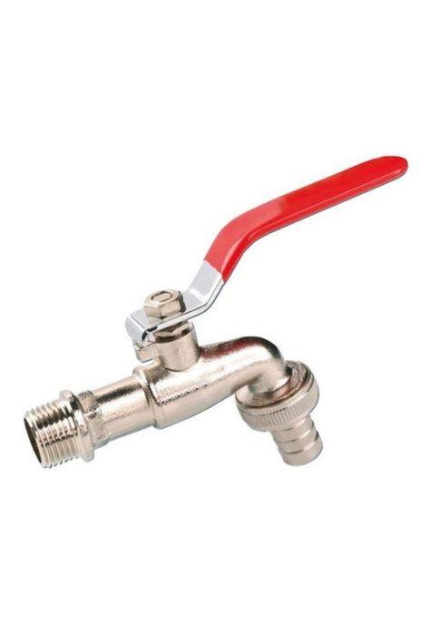 Llave Bola Jardín 1/2 X 3/4 Laton Reforzado Edr-0