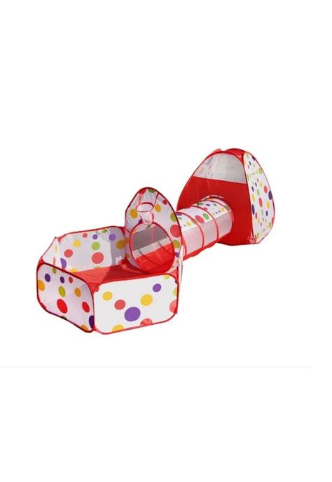 Carpa Piscina De Pelotas Con Tunel Castillo Cohete  Niños Plegable-1