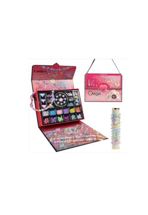 Kit Para Hacer Pulseras 4 en 1 2000Pcs Cartera Niñas-2