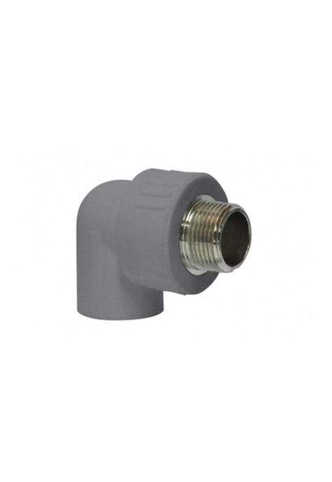Codo Fusión Ppr 20 X 1/2 He/soldar Gris Metal Edr-0