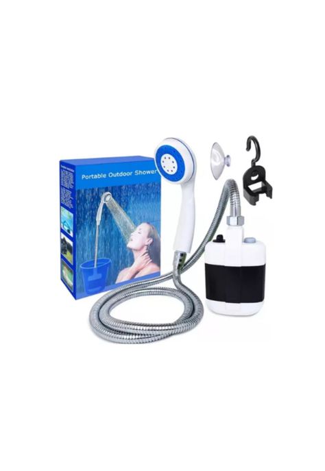 Ducha Regadera Portátil Recargable Para Exteriores Camping Aire Libre-0