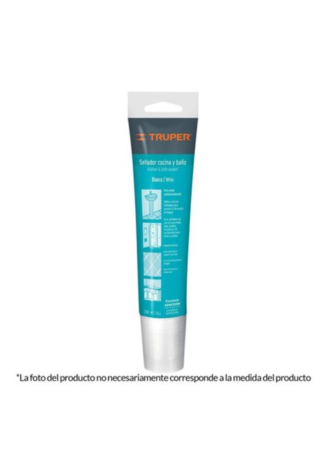 Silicona Sellador Baño Y Cocina Blanca Interior Y Exterior-1