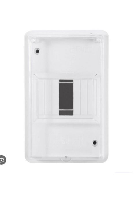 Tablero Electrico Embutir 4 puestos con Riel 4din PVC autoextinguible-0