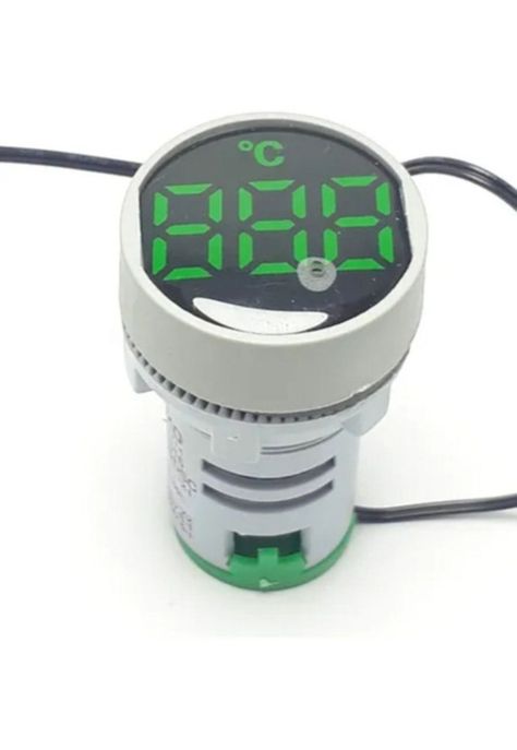 Luz Piloto Verde Led Con Termóm -25°c A +100°c, 60-380v Lexo-1