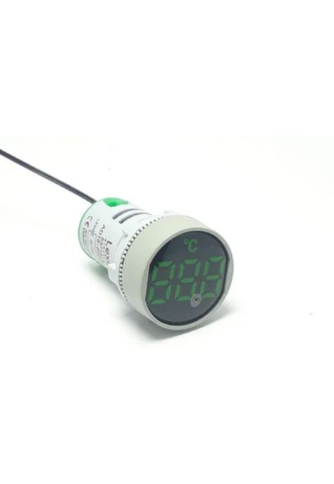 Luz Piloto Verde Led Con Termóm -25°c A +100°c, 60-380v Lexo-3
