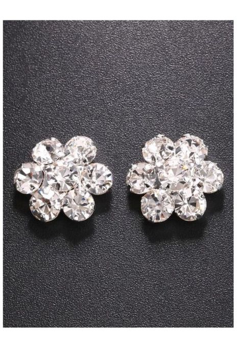 Cadena sticker Dijes de pecho entre Senos Flor Diamante imitación-1