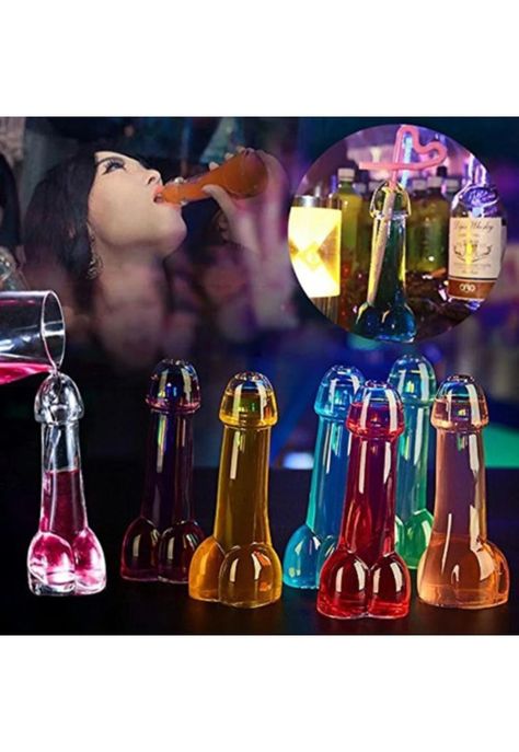 Vaso Para Coctel De Vidrio Tipo Pene Despedida De Solteros-3