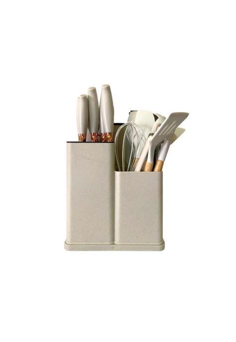 Set Juego de Utensilios Cuchillos de Cocina Silicona Hogar-2