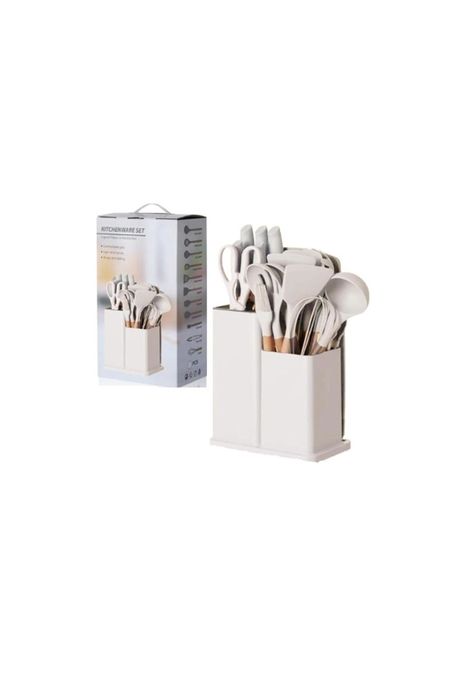 Set Juego de Utensilios Cuchillos de Cocina Silicona Hogar-6
