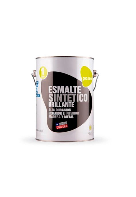  Esmalte Sintetico NEGRO Brlillante INT/EXT Passol 1Galon-0