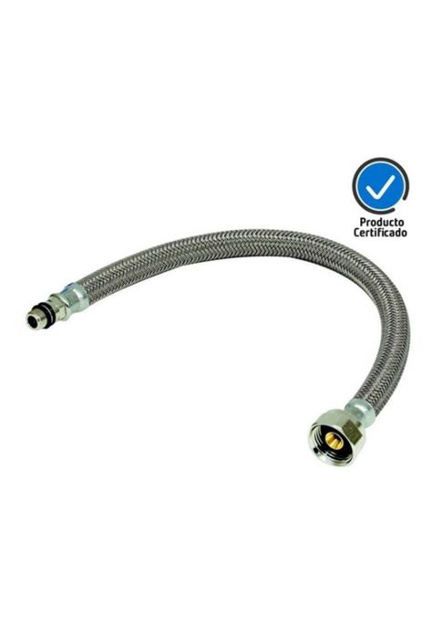 Flexible Agua He-hi M10 X 1 X 1/2 50 Cm Griferia Monomandos-0