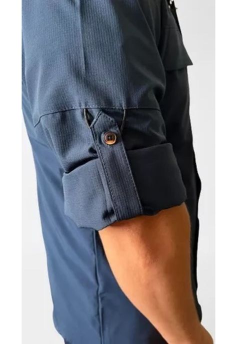 Camisa Hombre  Con Proteccion Uv Trekking Ripstop-1