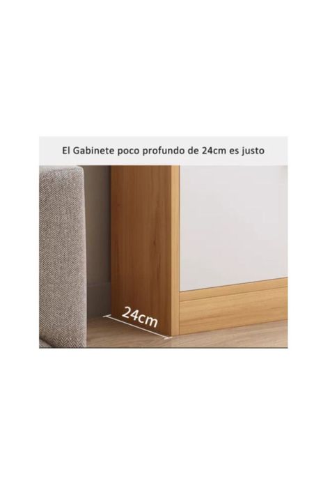Estante Librero Multifuncional con 2 Puertas Modernos Madera-3