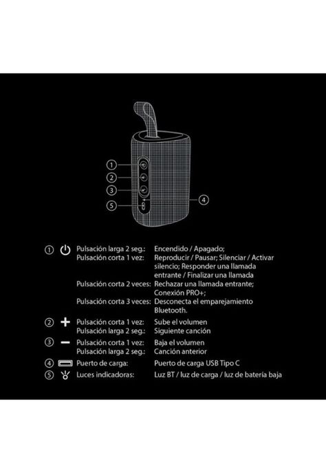 Parlante Portátil Master G Zero Bluetooth IPX6 – Potente Sonido-2