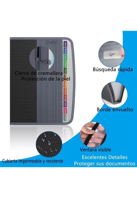 Carpetas de Archivos Tipo Cremallera – Pack de 13-7