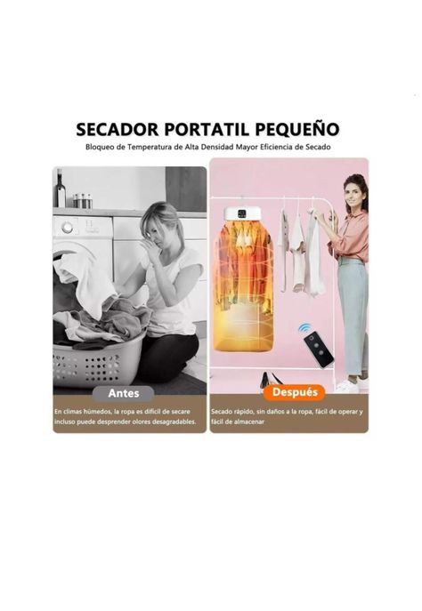 Secador de Ropa Portátil – Capacidad de Carga 10 kg-3