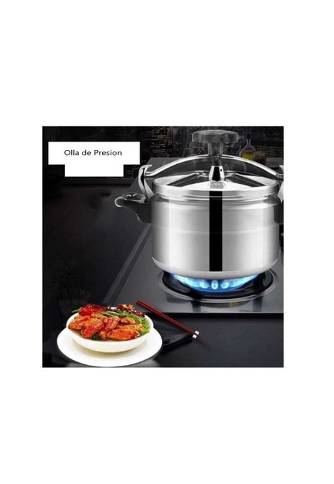 olla a presión para cocinar en caliente de Aluminio 7 litros-6