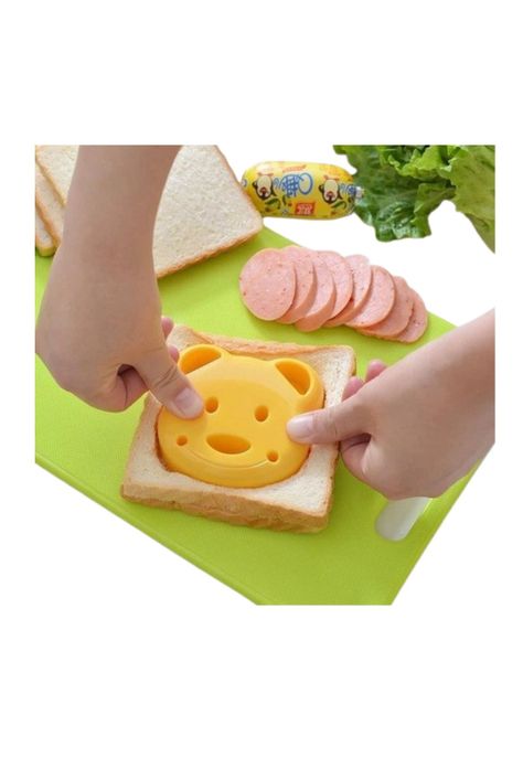 Molde De Sándwich Emparedado De Oso Desayuno Para Cocina-0