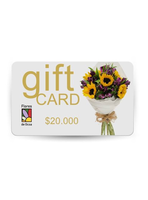 Gift Card $20.000 en Flores de Ocoa-0