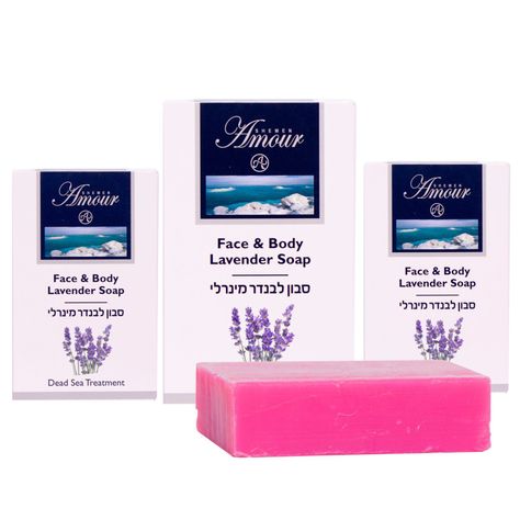Pack 3 Jabon Lavanda Shemen Amour 125 grs c/u-0