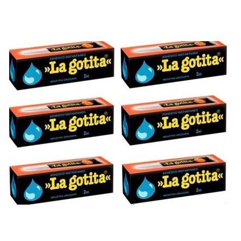 Pack de 6 Unidades De Adhesivo Instantáneo La Gotita 2 ml-4