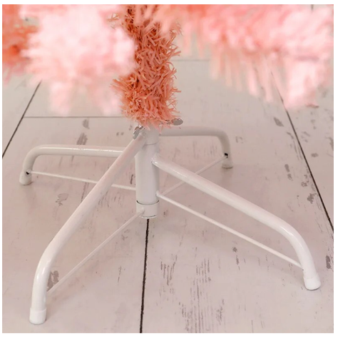 Árbol De Navidad 2.10 CM Color Rosado Decoración Navideña Año Nuevo-2