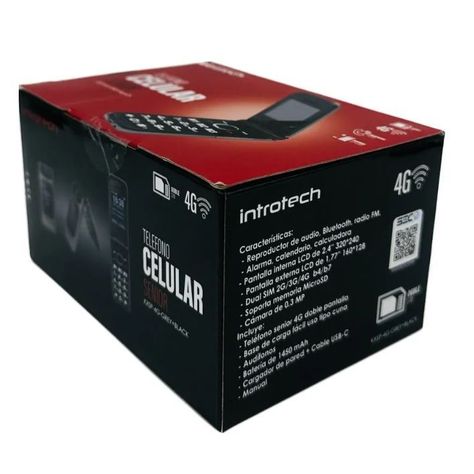 Celular Básico Introtech KXSP-4G Incluye Sim Card De Regalo-5