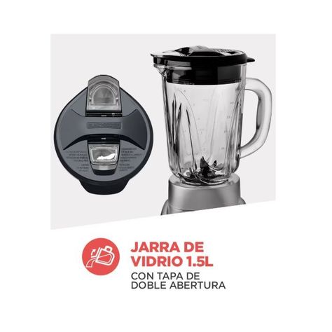 Licuadora Black + Decker 700 Watts Modelo BL1840MS-1